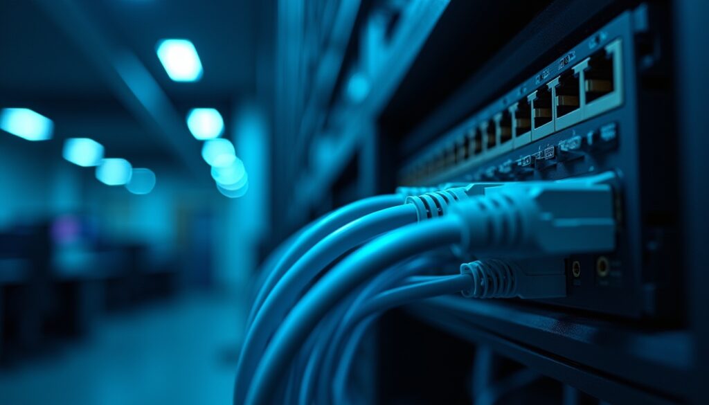 Certificação de redes cabeadas com Cabos organizados com equipamentos especializados